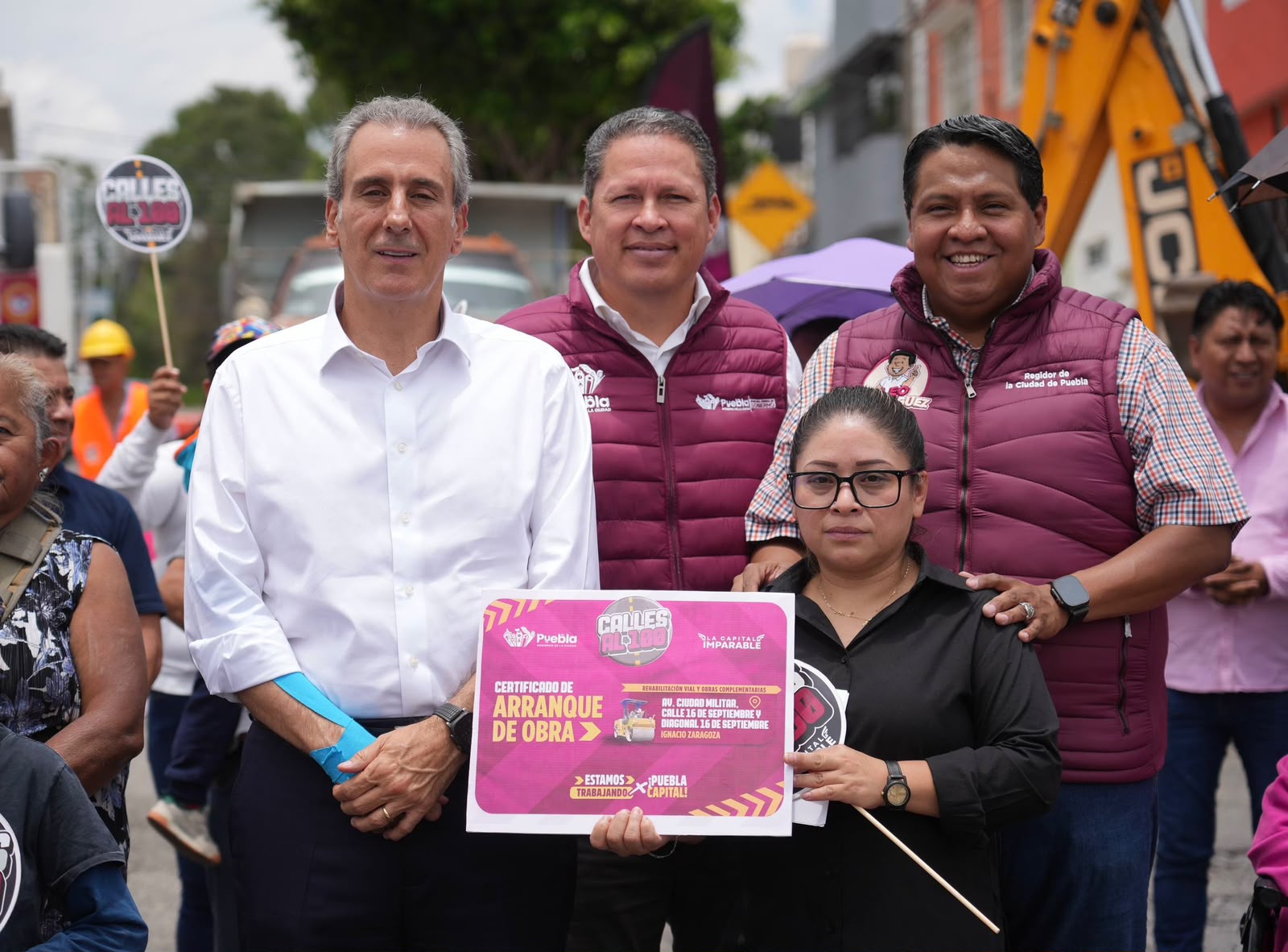 Inician rehabilitación vial en Ignacio Zaragoza