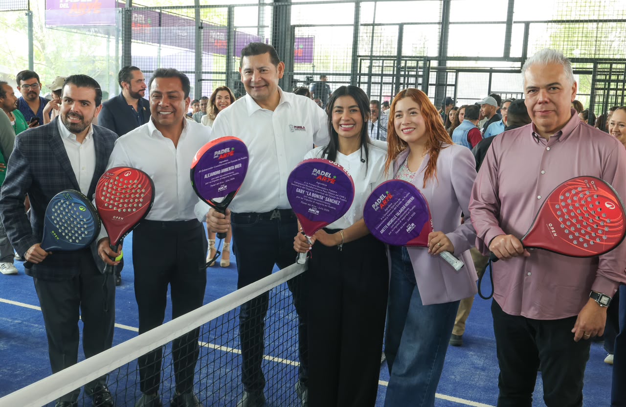 Jardín del Arte estrena canchas de pádel en Puebla